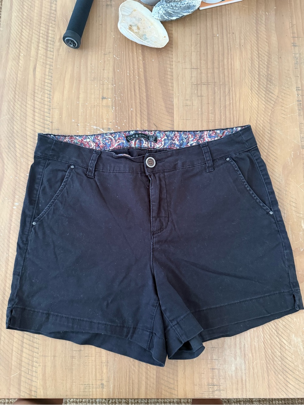 Women’s Black Casual Shorts